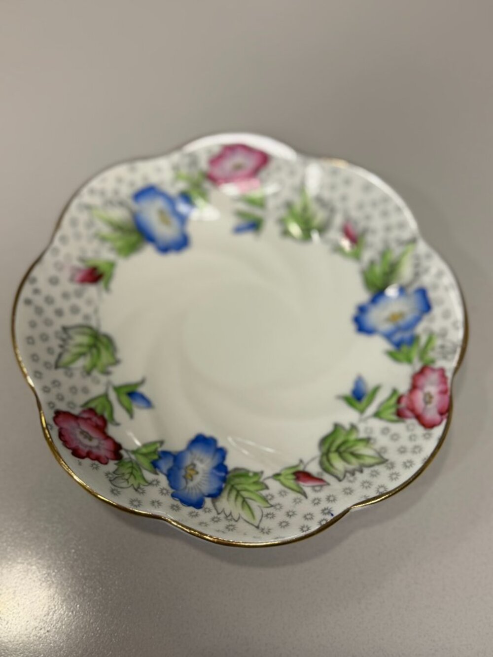 Salisbury Convolvulus Bone China Tea Saucer